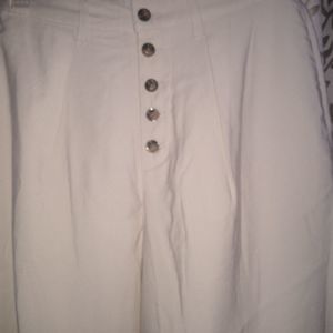 NWT!! Who what wear women's high rise wide leg pants button fly